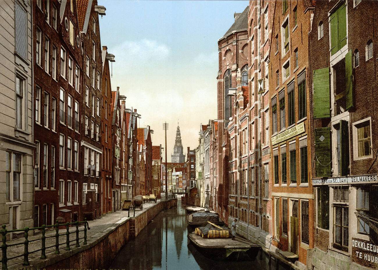 #12 Oude Zÿds, the Kolk , Amsterdam, 1900