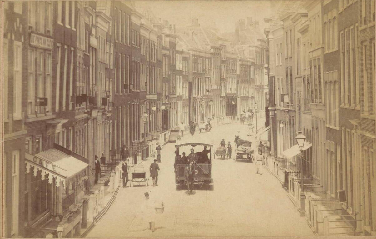 #1 View of the Breestraat in Leiden View of the Breestraat Leiden, 1900s