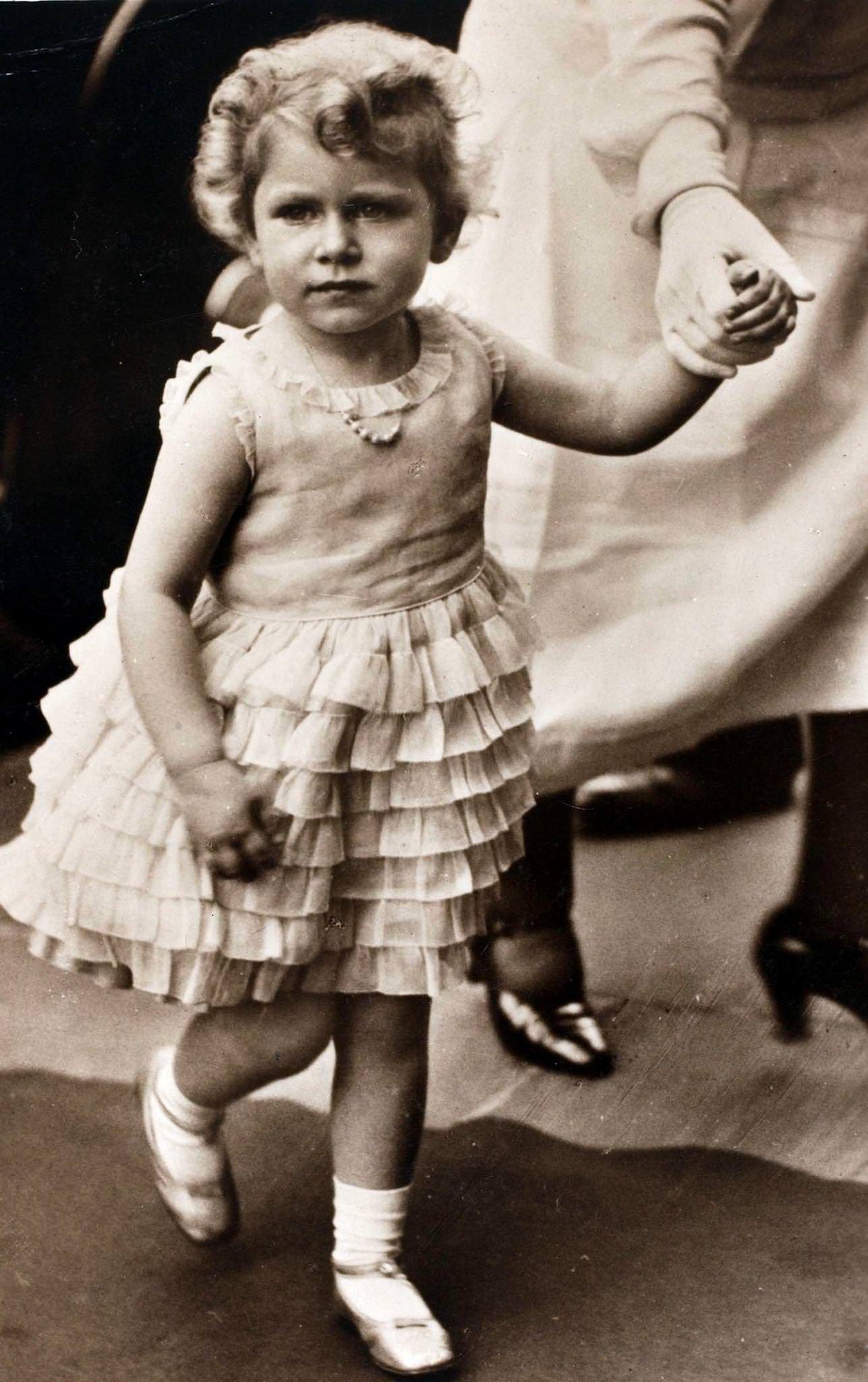 #18 British Royalty, daughter of The Duke and Duchess of York, 1930.