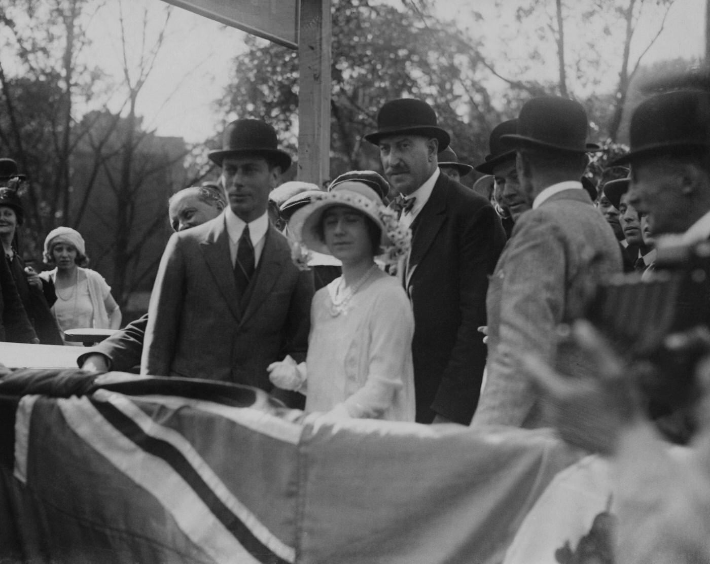#59 The Duke and Duchess of York at the British Empire Exhibition, Wembley, London.