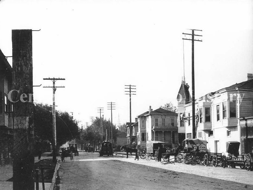 #11 Sacramento street scene, 1890