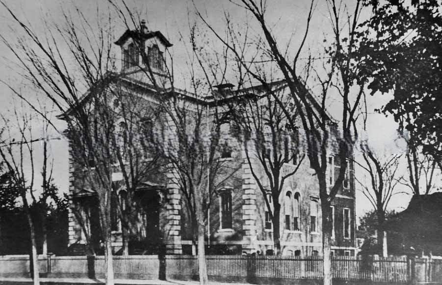 #68 View of the Jefferson Free School at 16th and N Streets in 1896