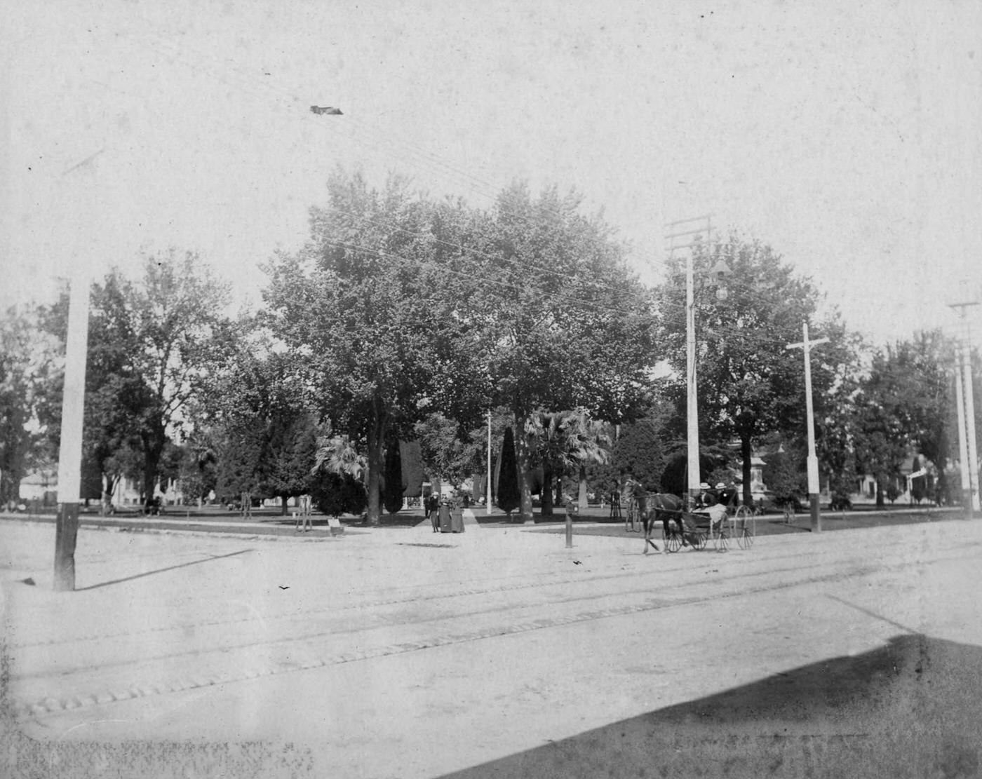 #12 Sacramento, Plaza Park, 1890