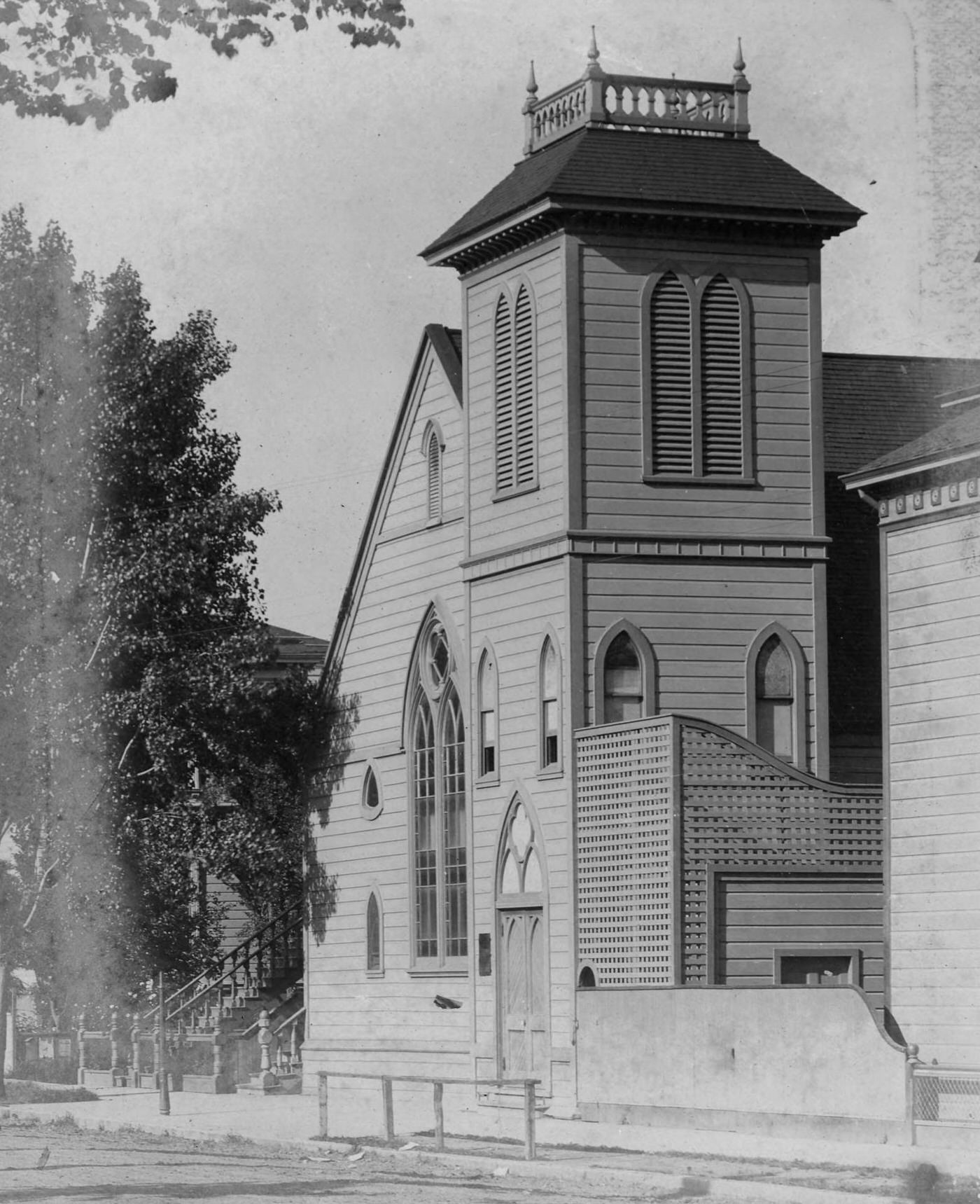 #13 Sacramento, church exterior, 1890