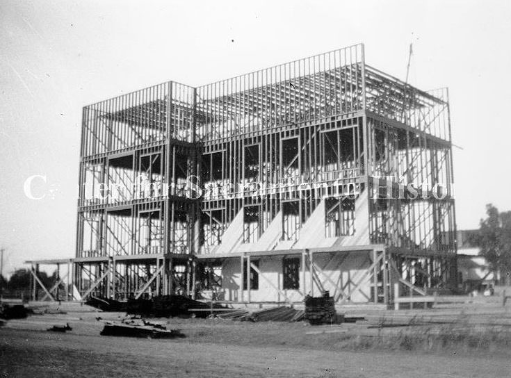 #84 Sisters of Mercy Hospital under construction, 1895