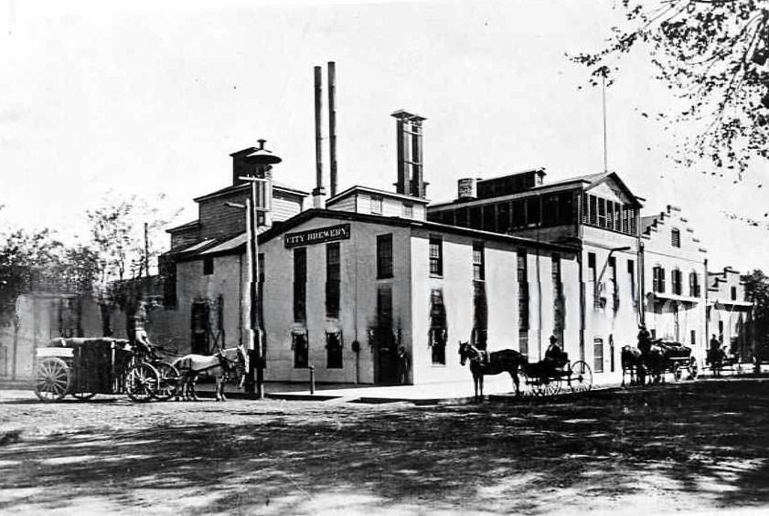 #105 City Brewery, maker of Ruhstaller’s “Gilt Edge” steam beer, 1890