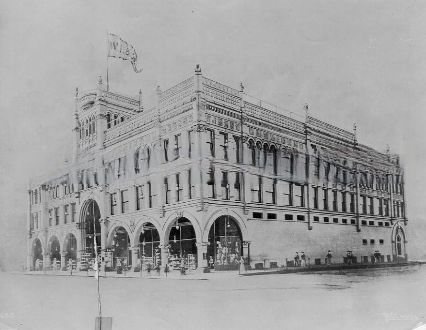 #112 Weinstock Lubin Department Store at 4th and K Streets in 1891.