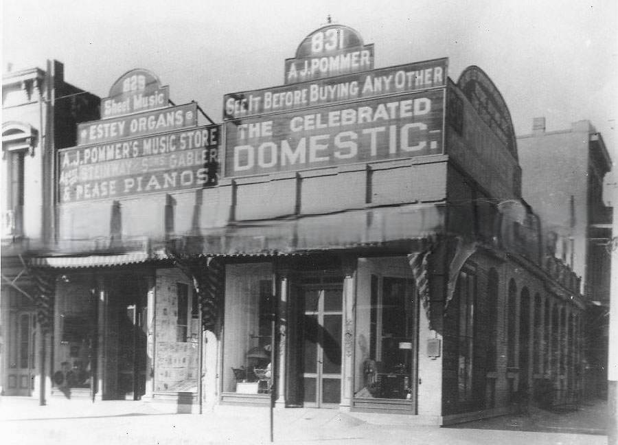 #136 Shops in Sacramento, 1895