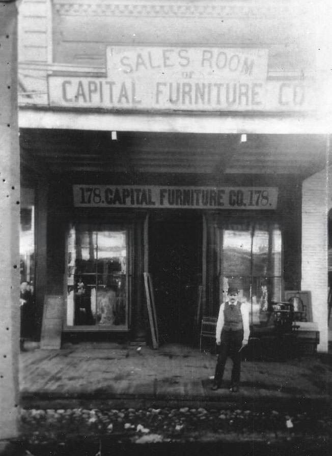 #141 Capital Furniture Sales Room at 178 J Street, 1890