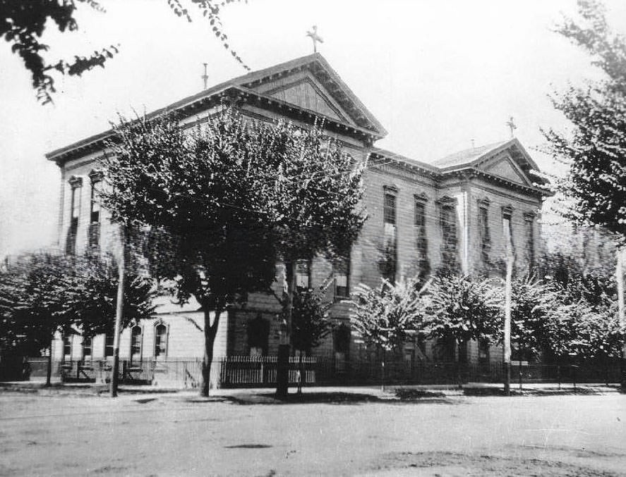 #145 The Christian Brothers’ College at 12th and K Streets, 1890