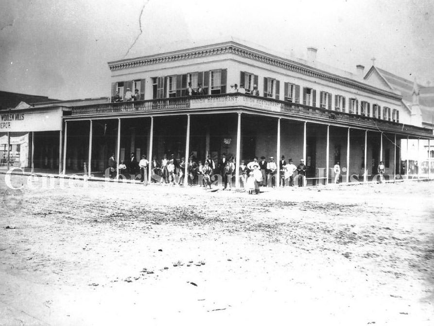 #149 Union Restaurant and Capital Woolen Mills, 1890