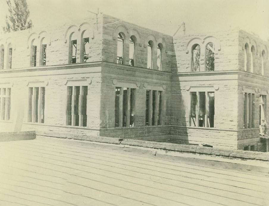 #159 U. S. Post Office under construction, 1892