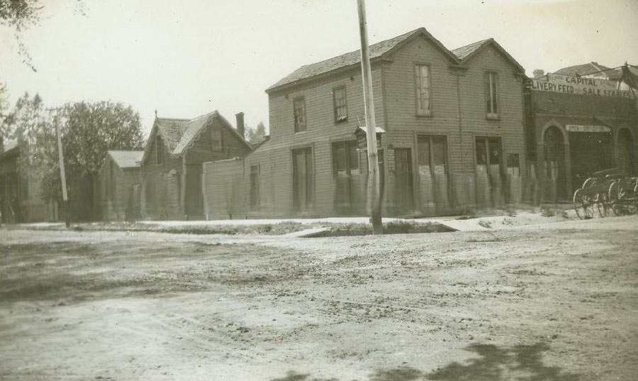 #160 Sacramento street scene,1892
