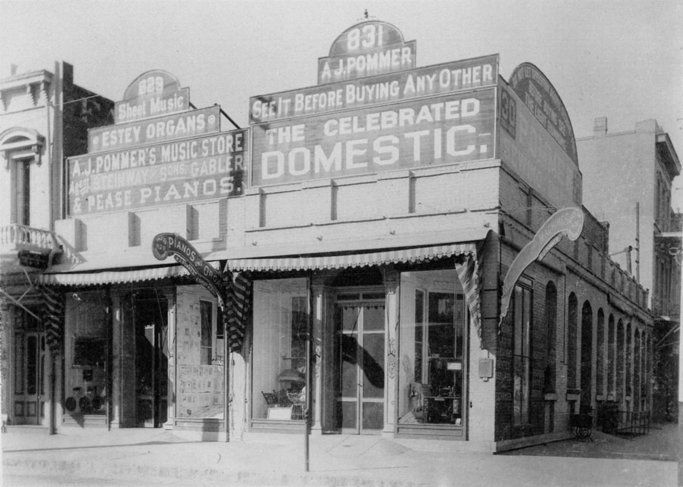 #181 Shades of Sacramento – A. J. Pommer’s Building, 1896