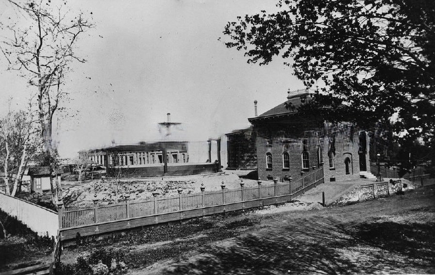 #8 Sacramento Gas Works at R and Front Streets, 1890