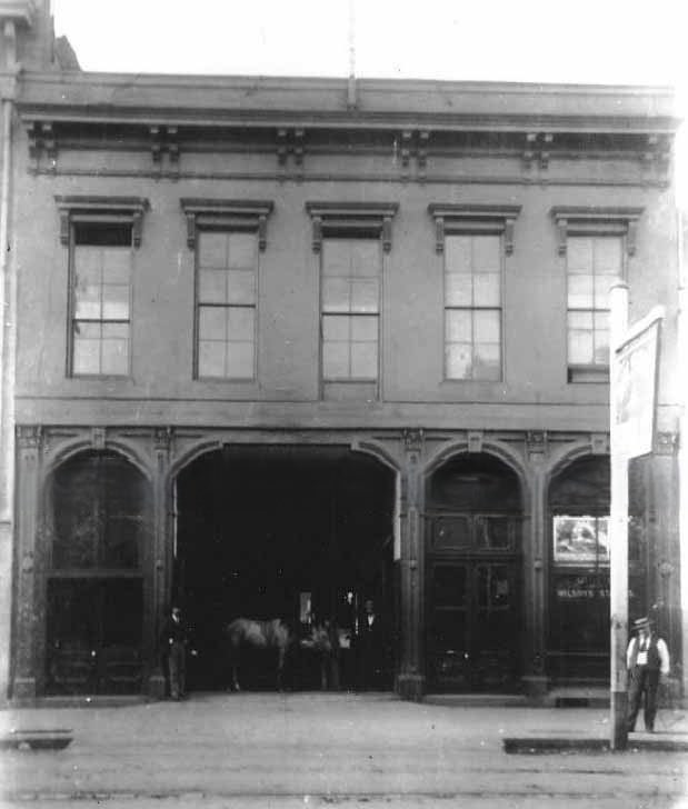 #59 Wilson’s Stables at 318 K Street, 1896