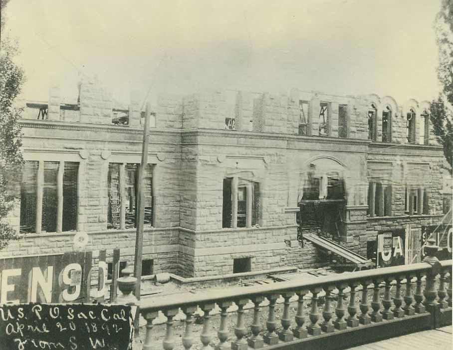 #60 U. S. Post Office under construction, 1892