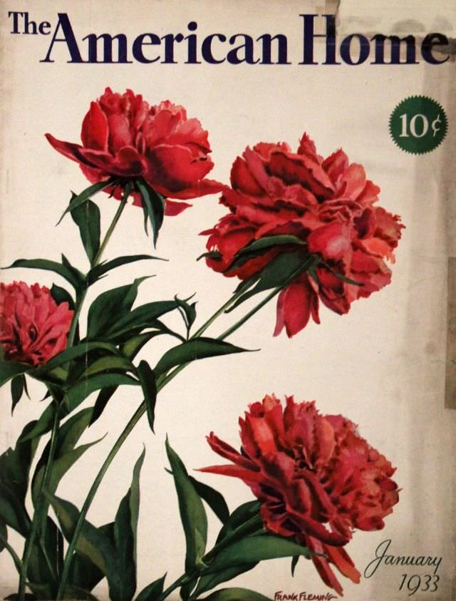#21 The American Home cover, January 1933
