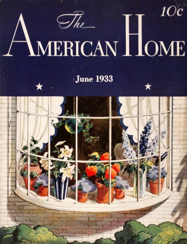 #22 The American Home cover, June 1933