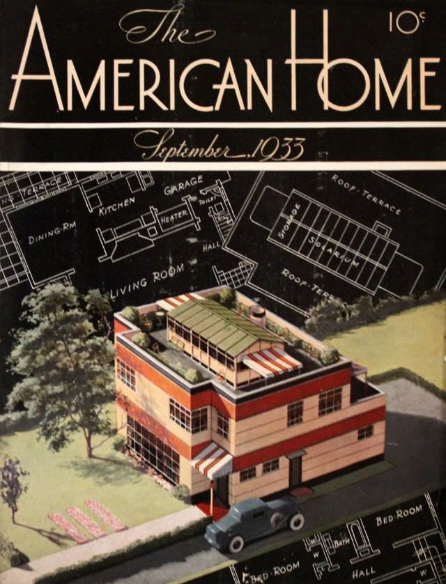 #3 The American Home cover, September 1933