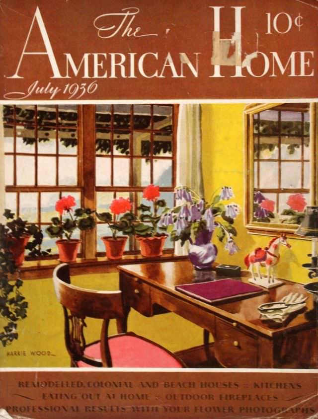 #28 The American Home cover, July 1936