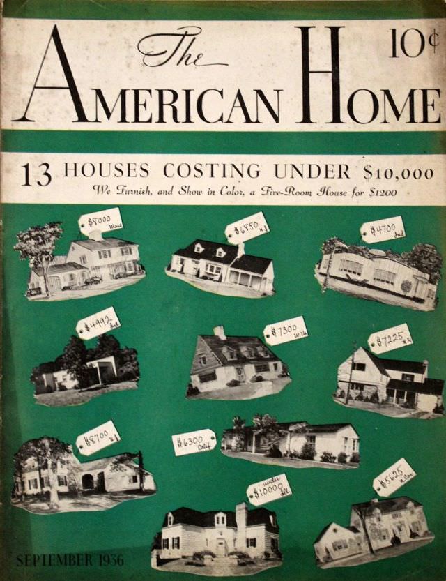 #29 The American Home cover, September 1936