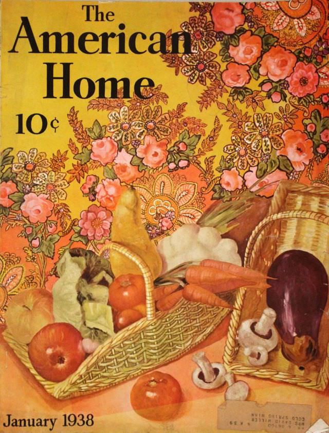 #34 The American Home cover, January 1938