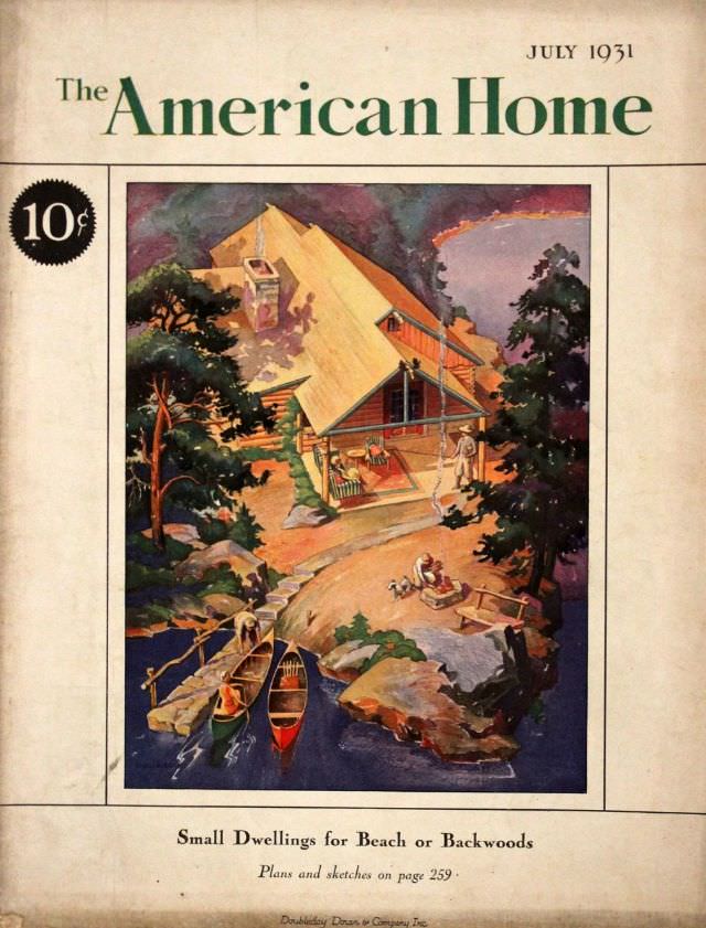 #8 The American Home cover, July 1931