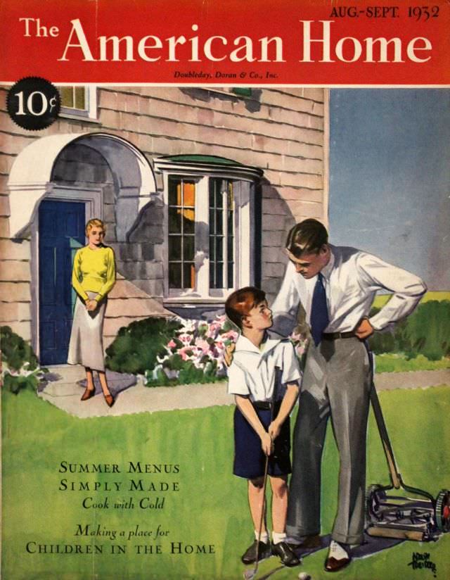 #11 The American Home cover, August 1932