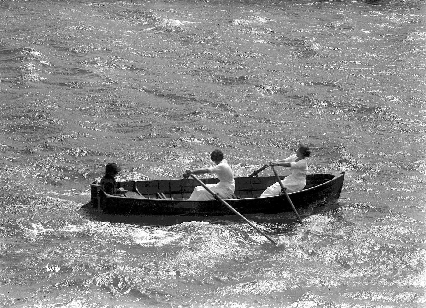 #10 Mrs J Wilson and Miss Hastie winning the Ladies Double Sculls at the Pittwater Regatta