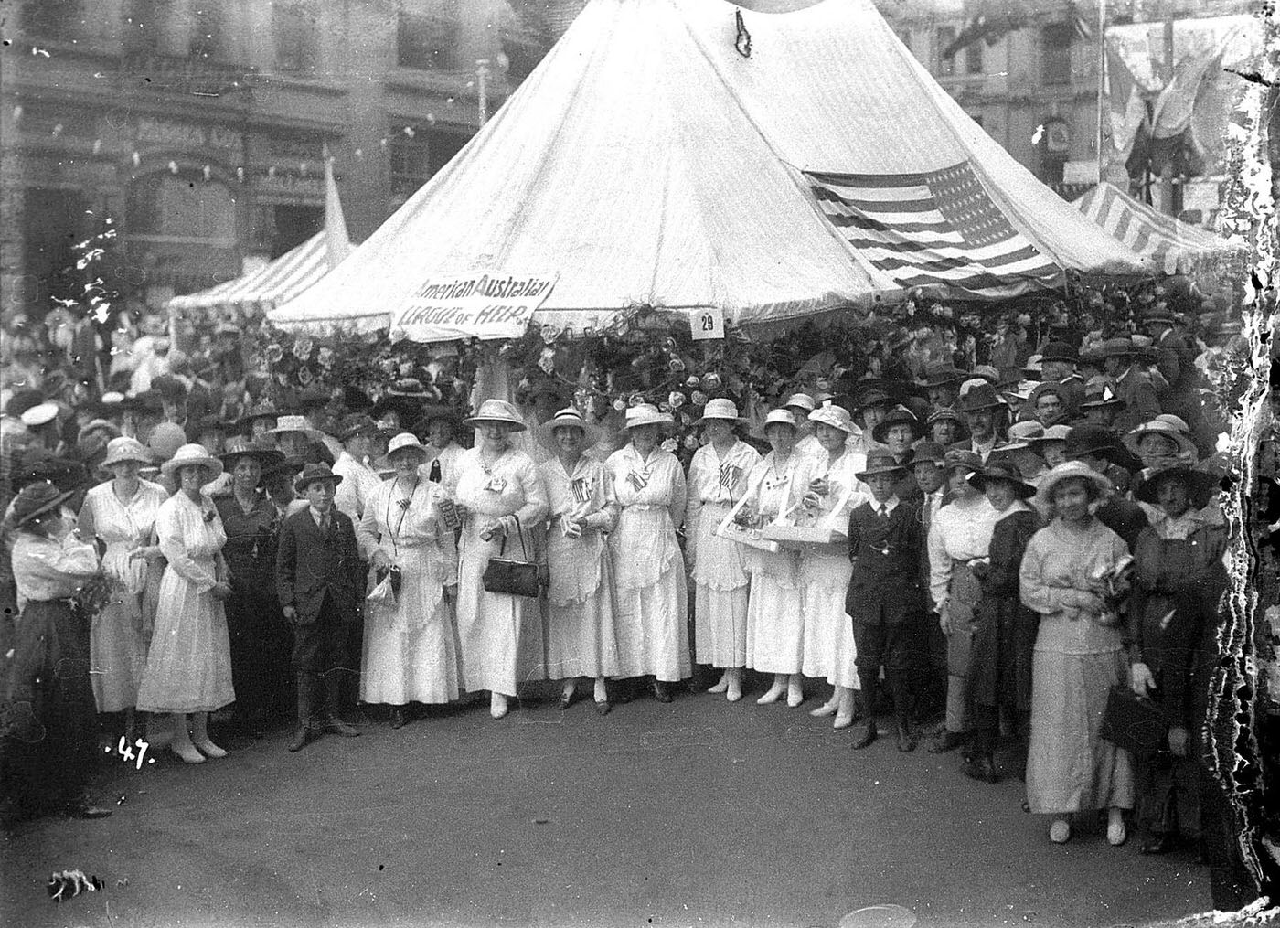 #23 Women participating in the American Australian League of Help War Chest Day