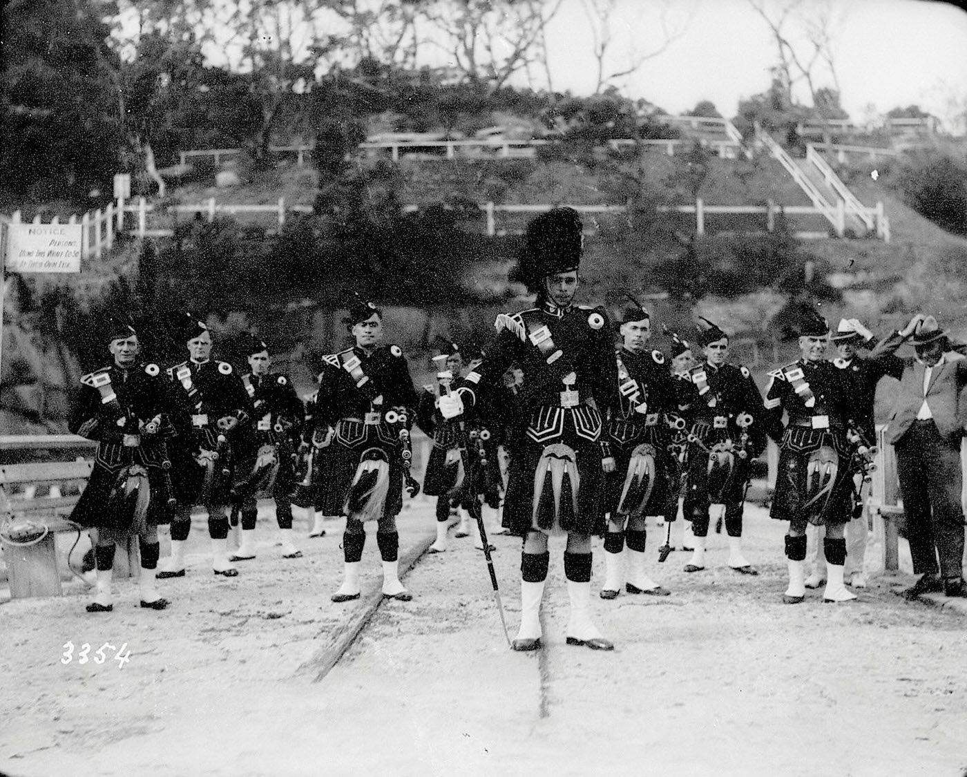 #28 Portrait of a bagpipe band