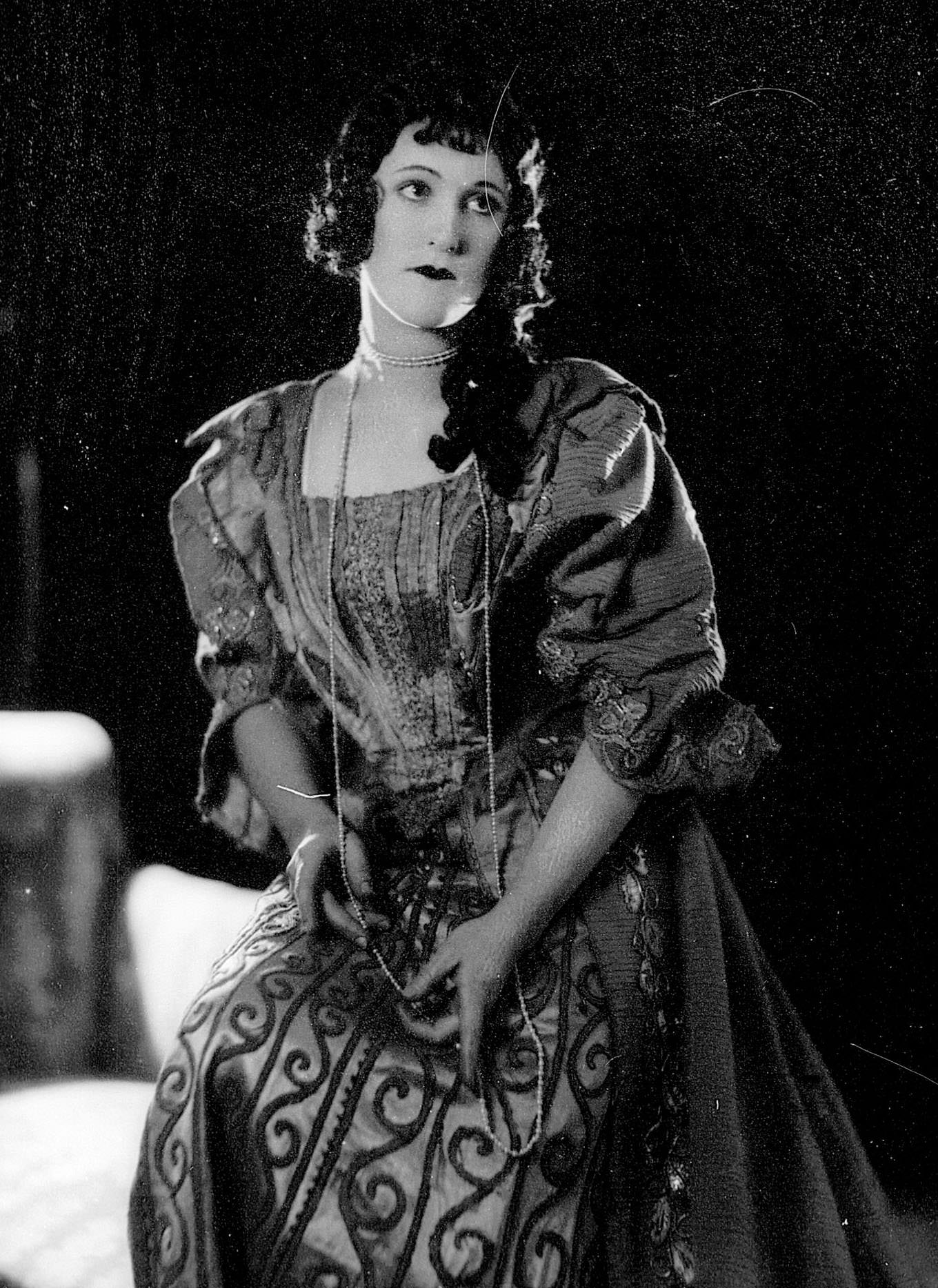 #15 Portrait of a woman, possibly an actress, in period costume