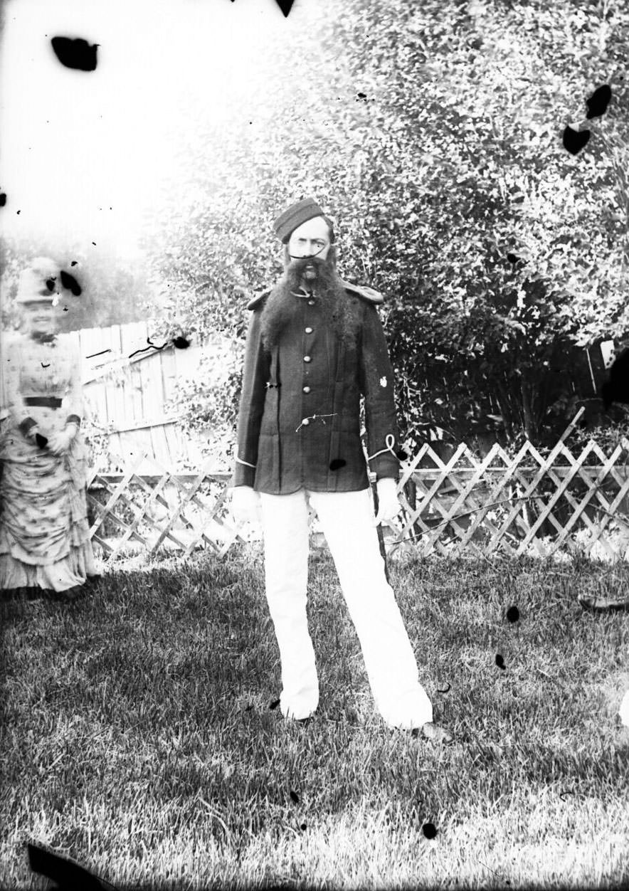 #23 Portrait of a man with a large moustache