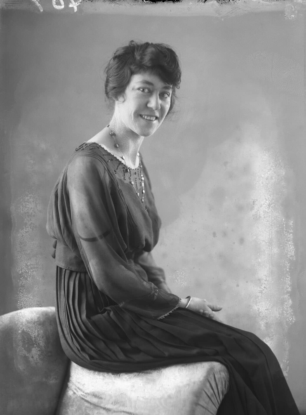 #62 Portrait of a woman on a sofa