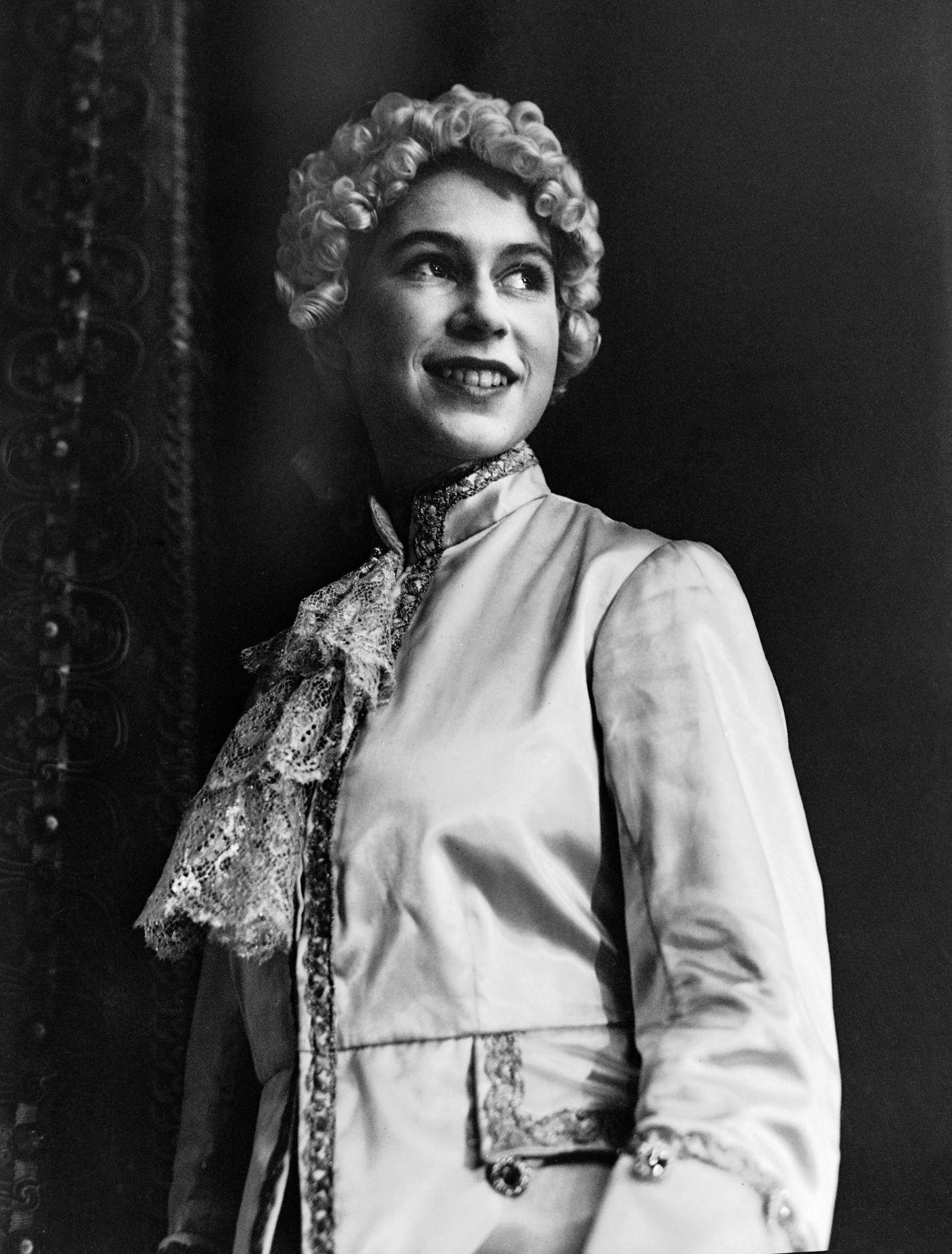 #66 Princess Elizabeth as ‘Prince Salvador’ in the Christmas production of ‘Sleeping Beauty’ at Windsor Castle, 1942