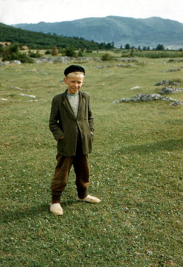 #19 Young shepherd in Croatia, Yugoslavia, 1960