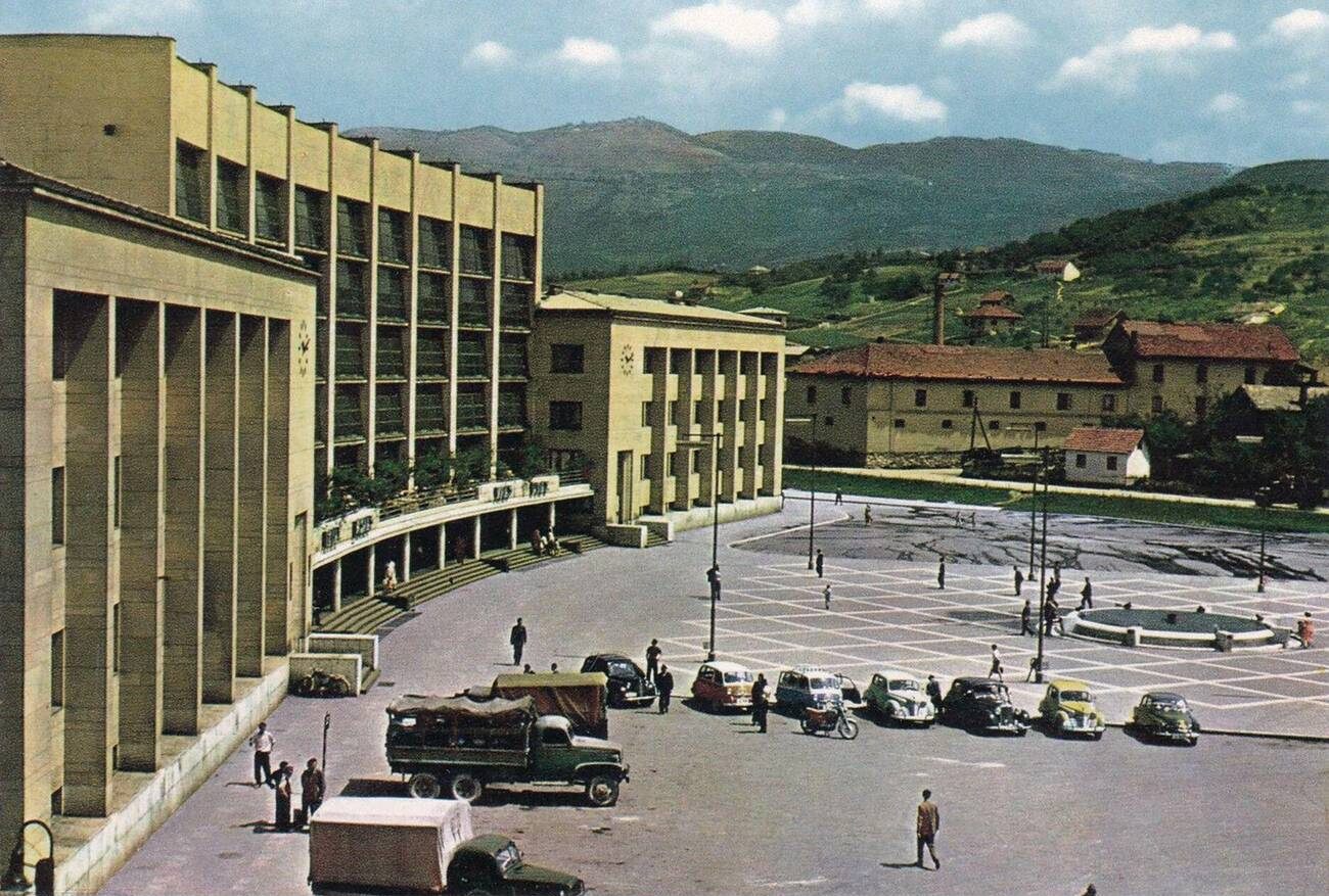 #57 New standard gauge railway station Sarajevo Novo in around 1960