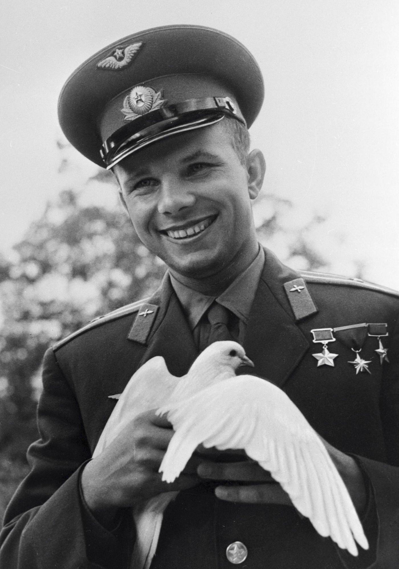 #20 Yuri Gagarin, Russian cosmonaut, 1963