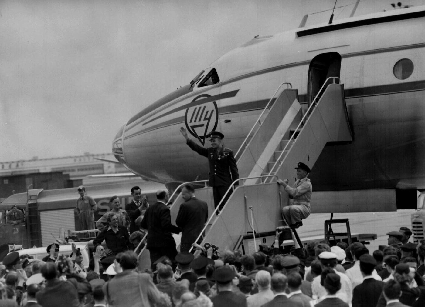 #26 Gagarin leaves Britain, 191