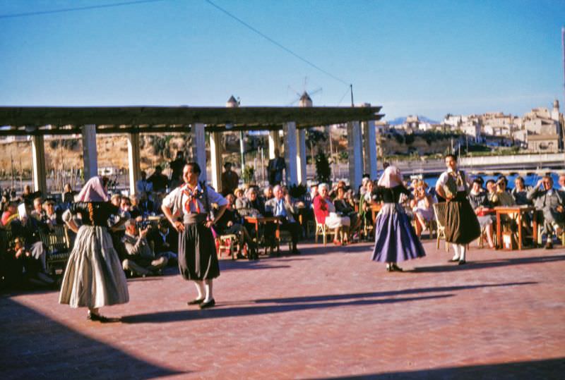 #94 Traditional dancing at the Palma Yacht Club, Palma, Mallorca.