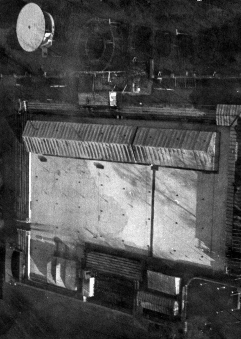 #35 Tents used to store corpses during the North Sea Flood of 1962 in Hamburg, West Germany