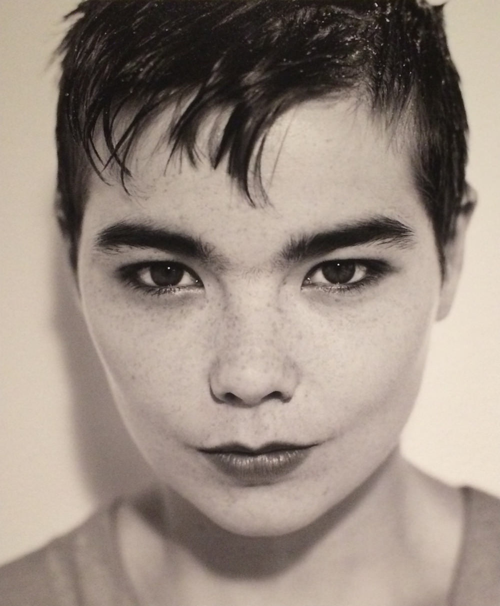 Björk’s Iconic Pixie Cut: A Timeless Moment Captured by Herb Ritts in 1989 Music