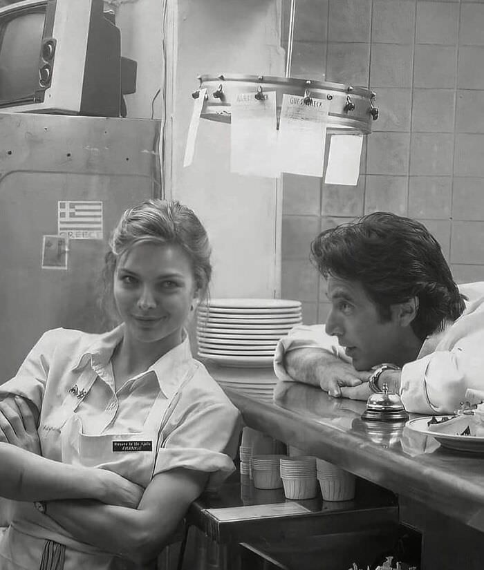 #36 Michelle Pfeiffer and Al Pacino in Frankie and Johnny, 1991