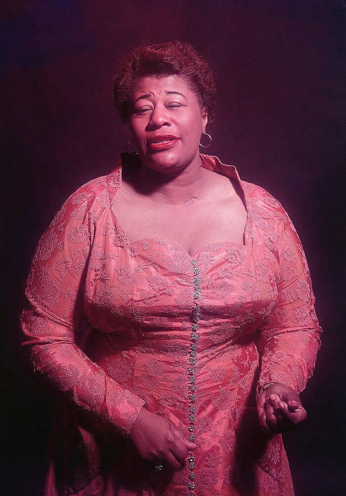 #4 Jazz singer Ella Fitzgerald, 1954