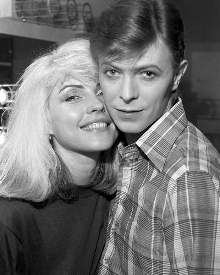 #5 Debbie Harry and David Bowie
