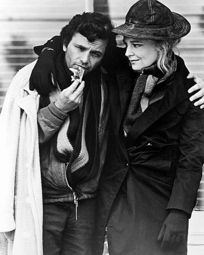 #79 Peter Falk and Gena Rowlands in A Woman Under the Influence, 1974