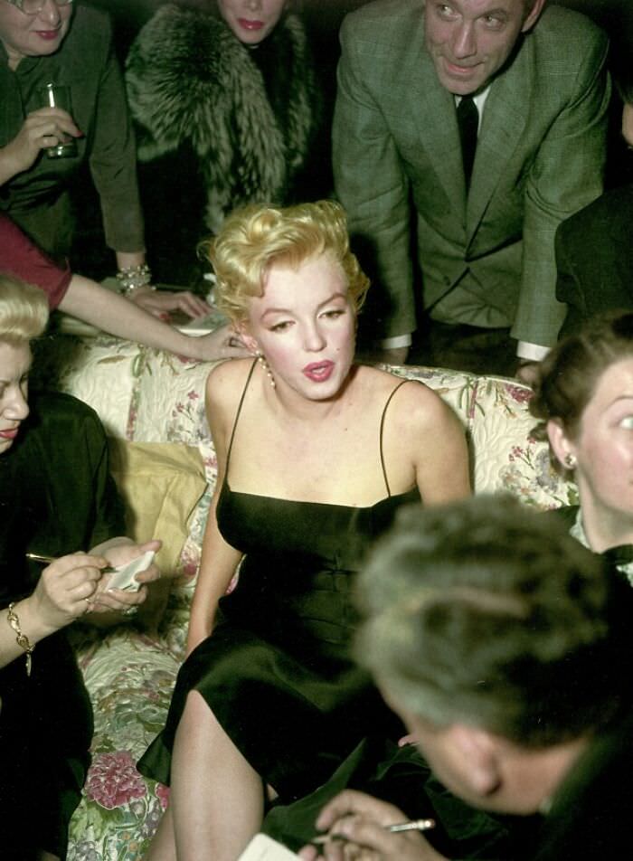 #82 Marilyn Monroe photographed by Milton Greene, 1956