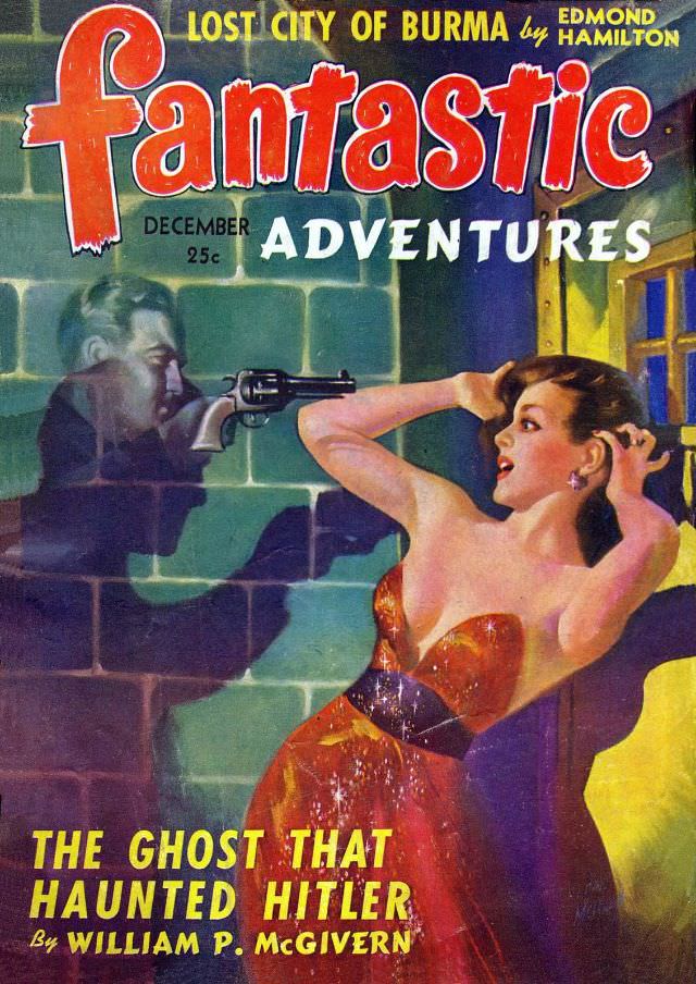 #11 Fantastic Adventures cover, December 1942