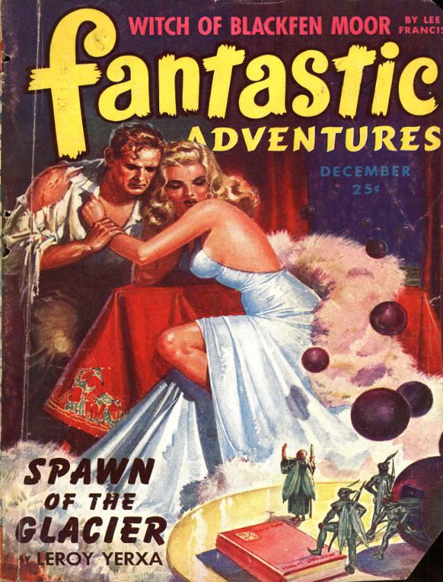 #14 Fantastic Adventures cover, December 1943